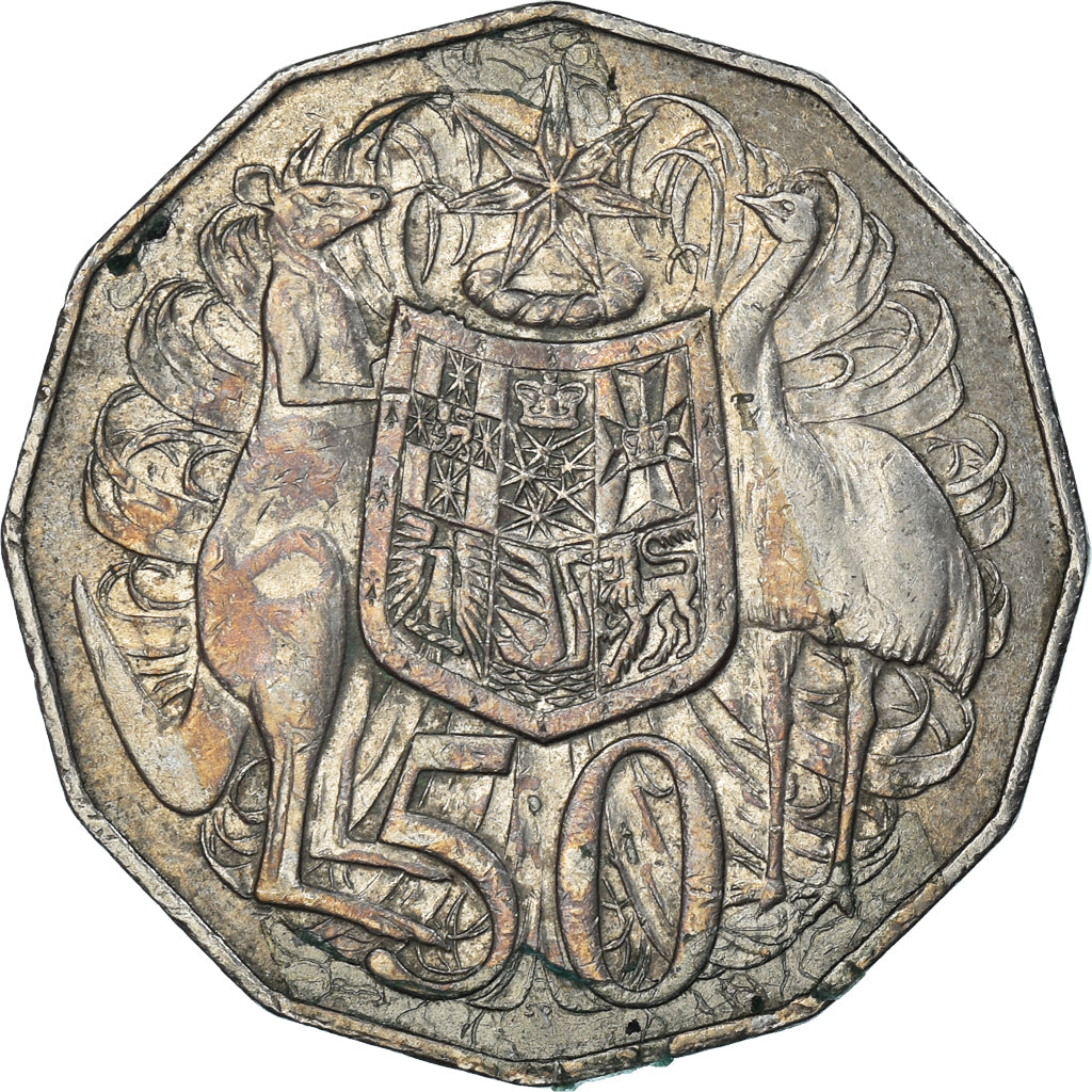 Monnaie, Australie, 50 Cents, 1984