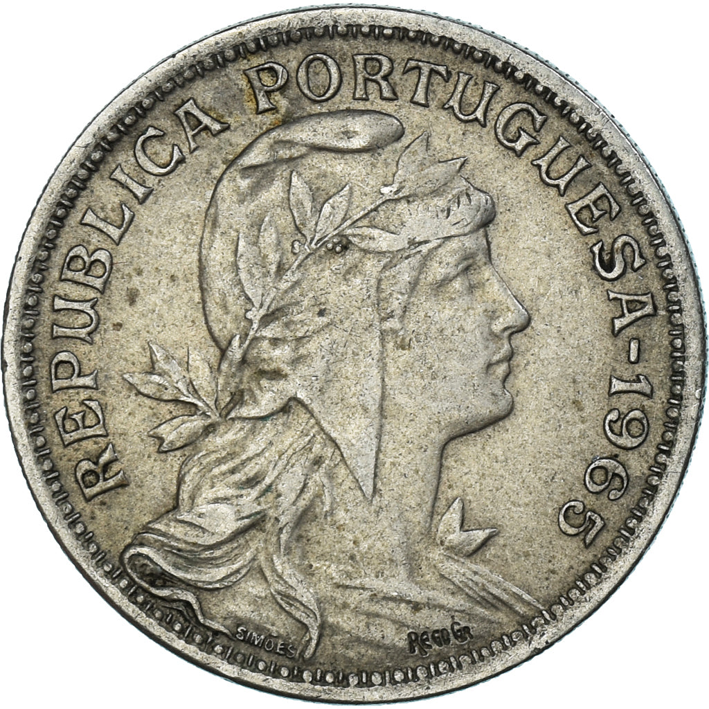 Münze, Portugal, 50 Centavos, 1965