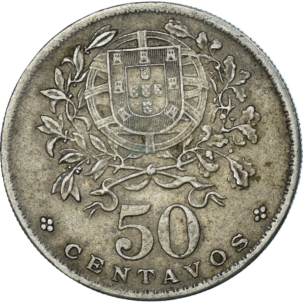Münze, Portugal, 50 Centavos, 1965