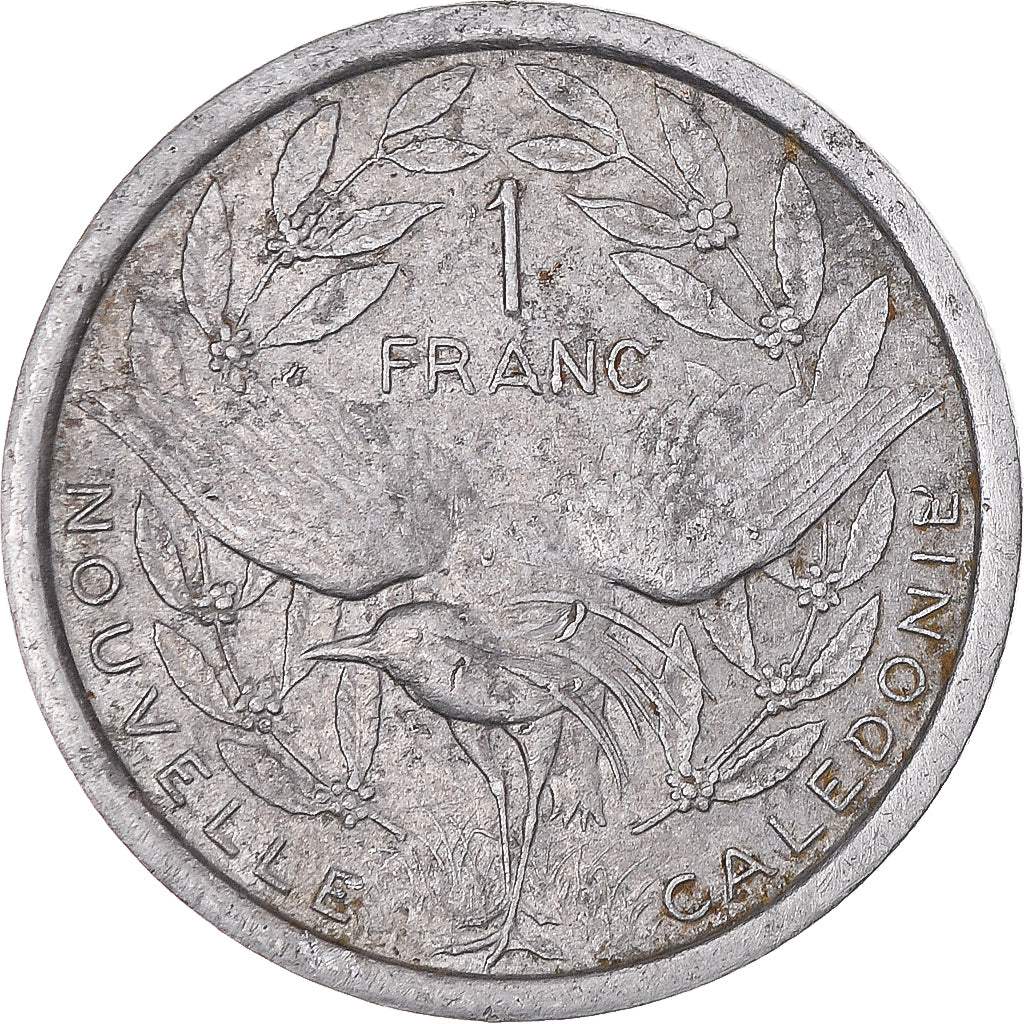Münze, Neukaledonien, Franc, 1988, Paris, S+, Aluminium, KM:10, Lecompte:49
