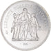 Coin, France, Hercule, 50 Francs, 1974, Paris, MS(63), Silver, KM:941.1