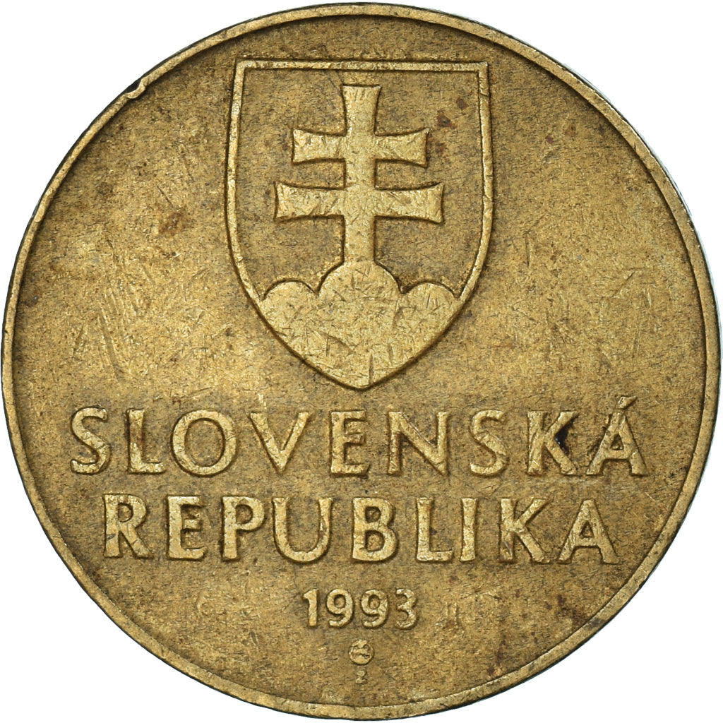 Moeda, Eslováquia, 10 Koruna, 1993