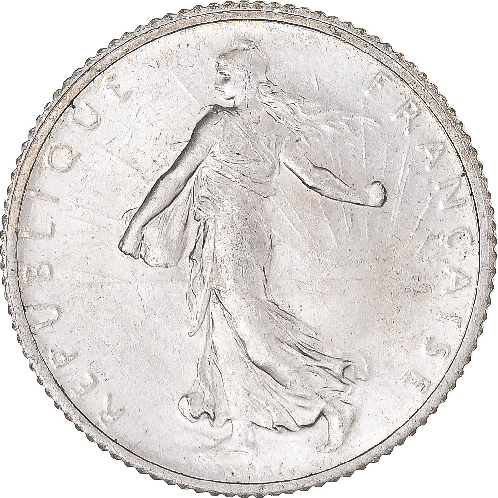 Münze, Frankreich, Semeuse, Franc, 1919, Paris, VZ+, Silber, KM:844.1