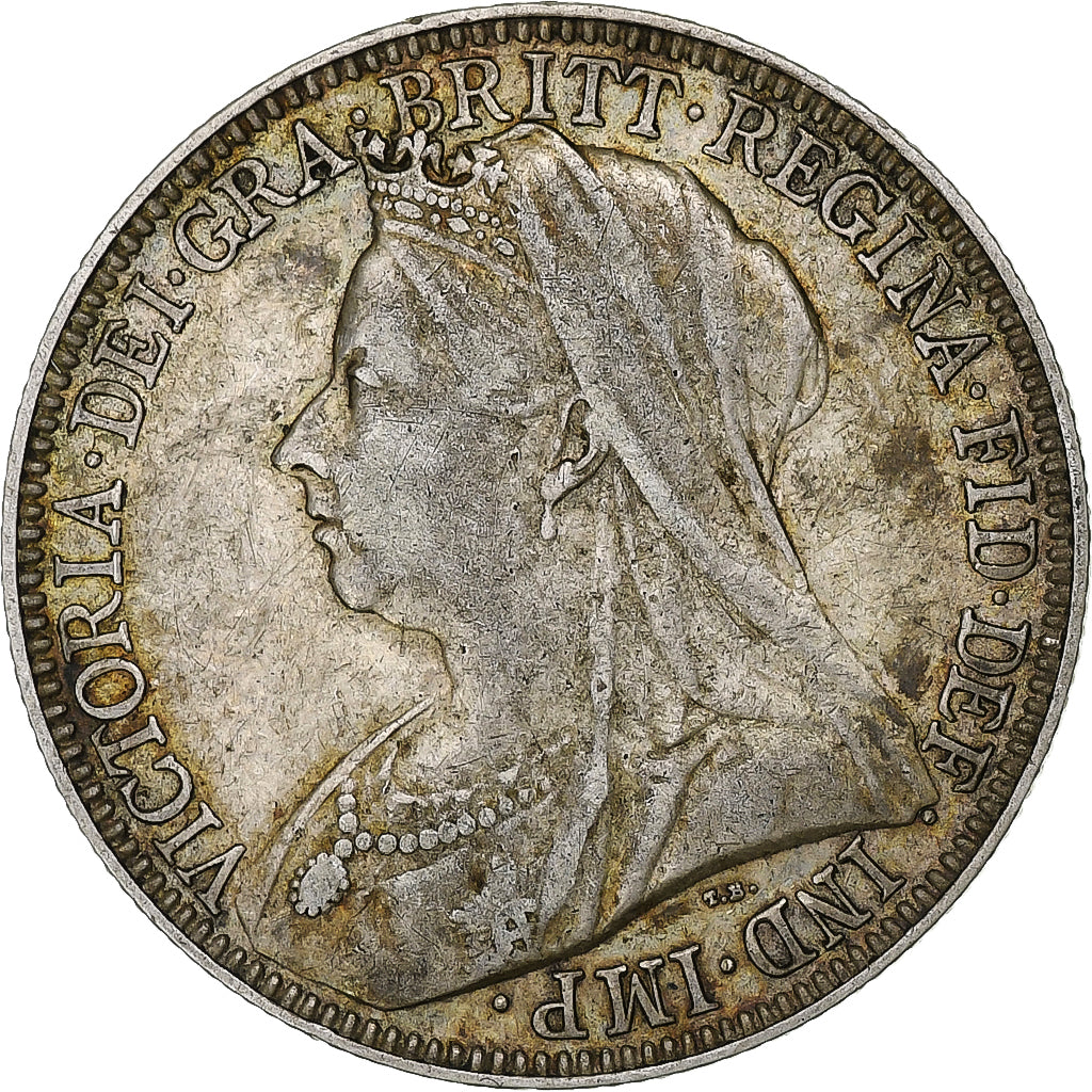 Monnaie, Grande-Bretagne, Victoria, Florin, 1900, Londres, TTB+, Argent, KM:781