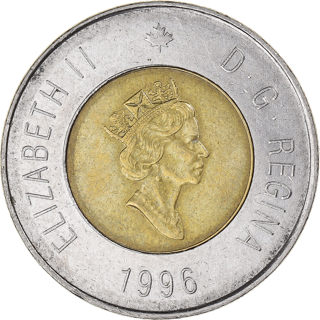 Moeda, Canadá, 2 Dollars, 1996