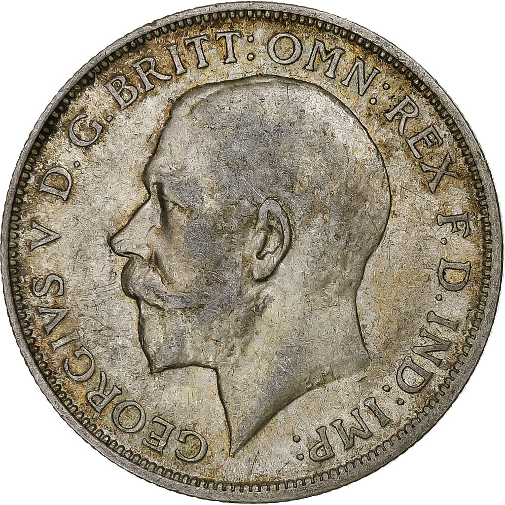 Coin, Great Britain, George V, Florin, 1916, EF(40-45), Silver, KM:817
