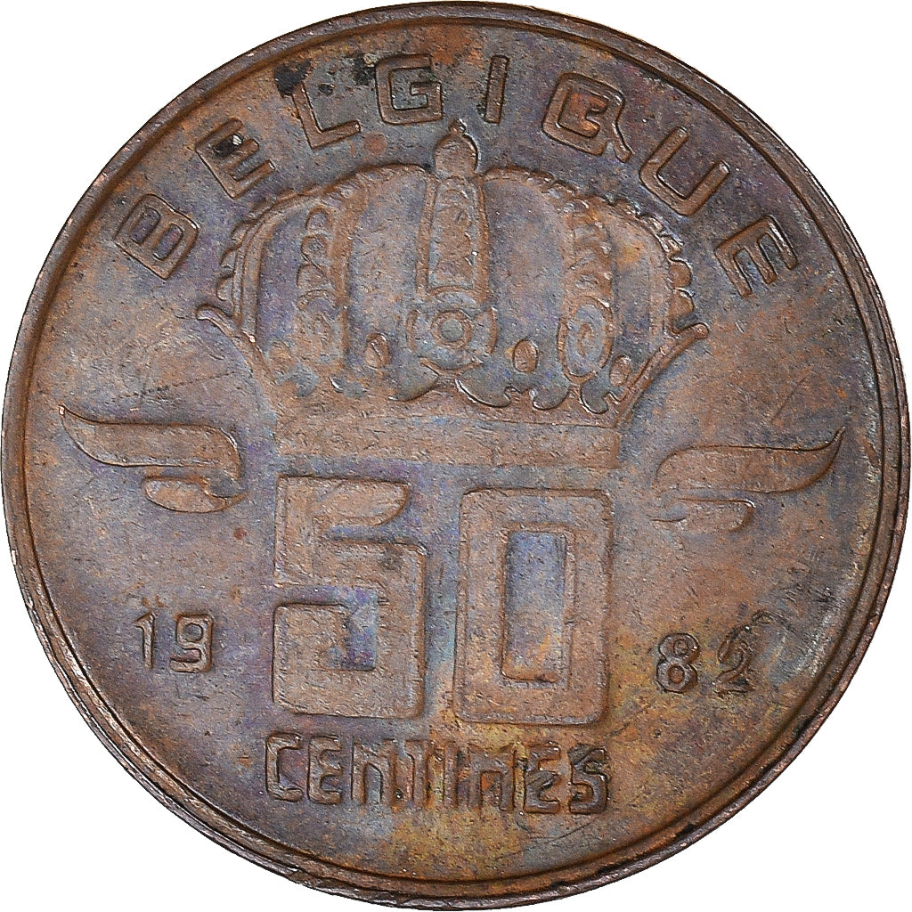 Coin, Belgium, 50 Centimes, 1982
