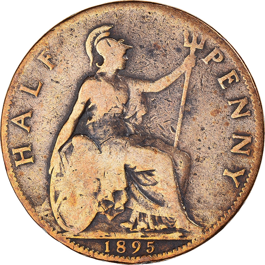 Monnaie, Grande-Bretagne, 1/2 Penny, 1895