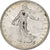 France, Semeuse, Franc, 1918, Paris, TTB, Argent, Gadoury:532, KM:844.1, Le