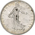 France, Semeuse, Franc, 1918, Paris, TTB, Argent, Gadoury:532, KM:844.1, Le