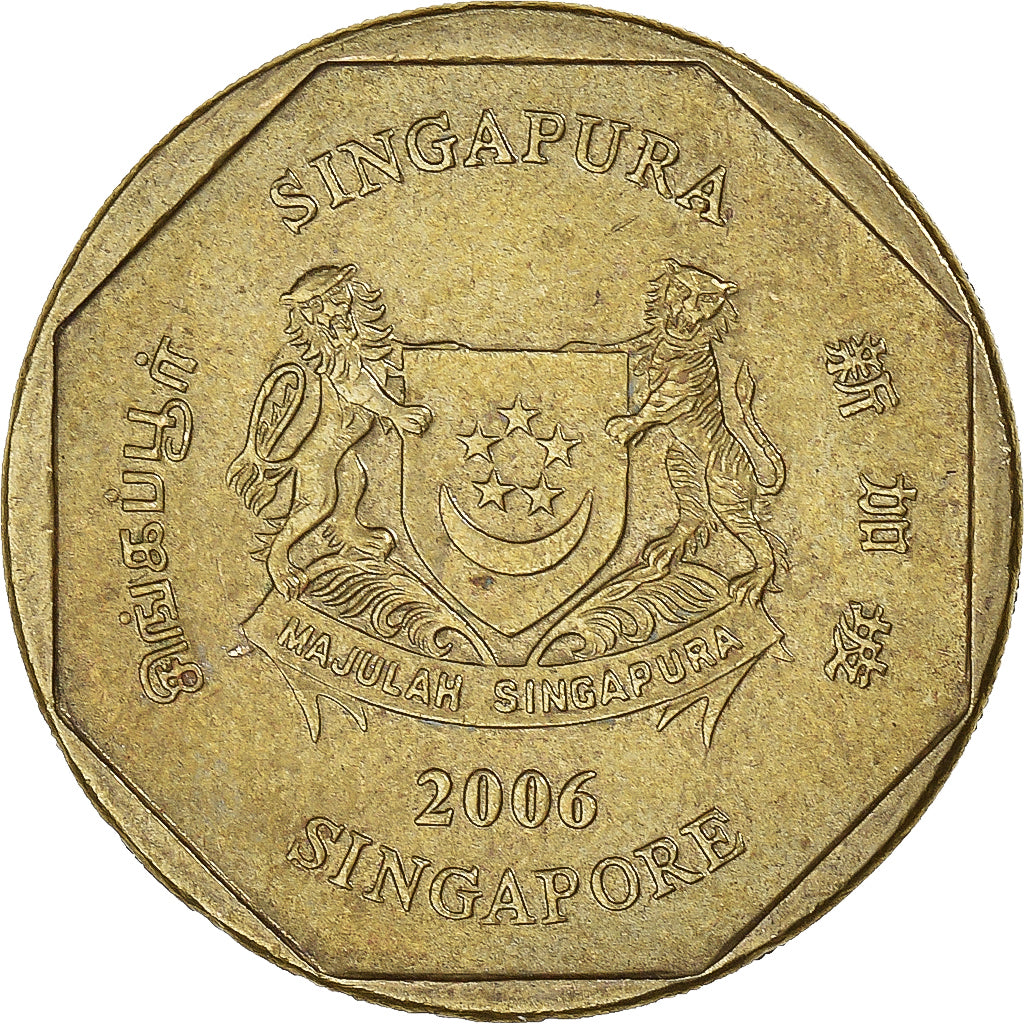 Münze, Singapur, Dollar, 2006
