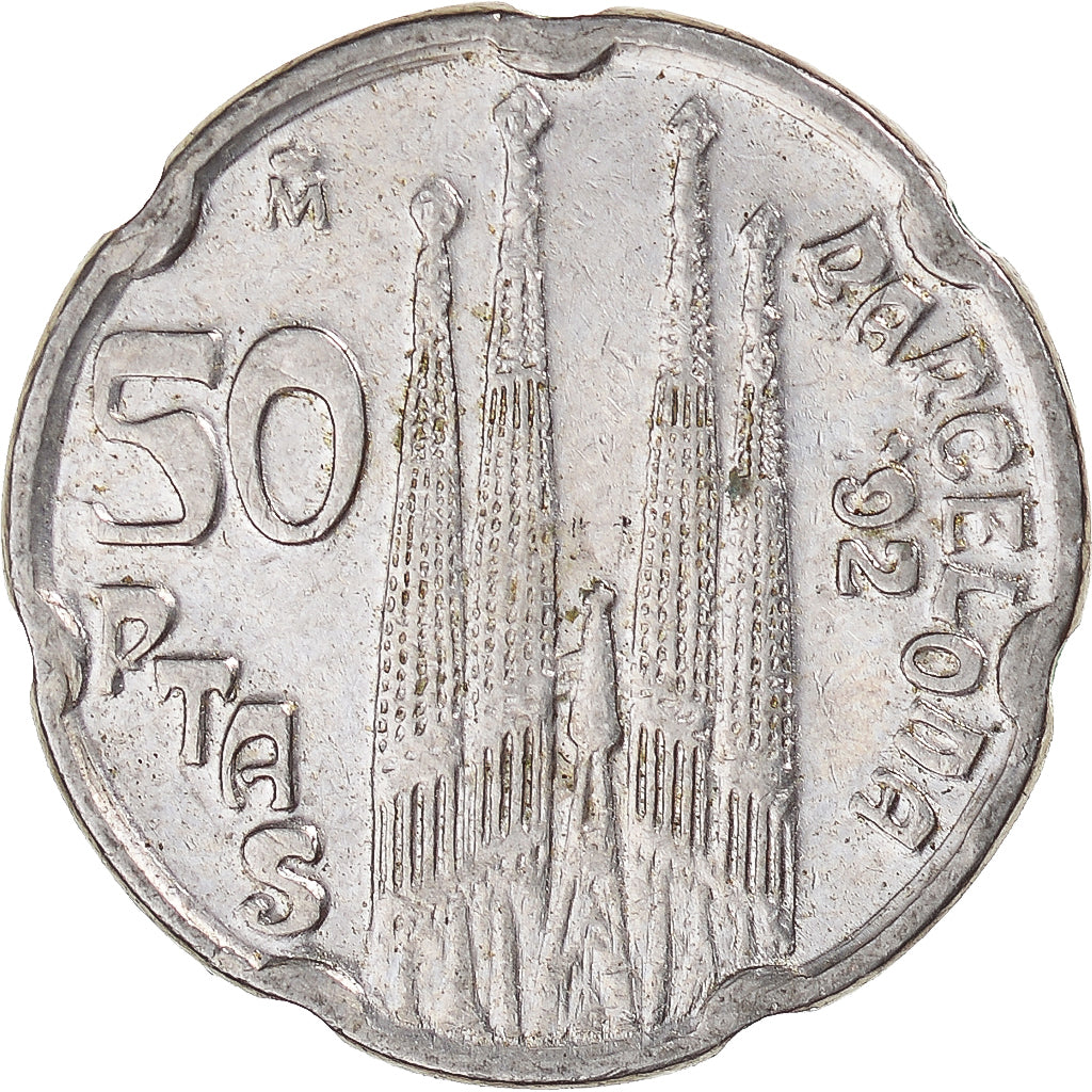 Monnaie, Espagne, 50 Pesetas, 1992
