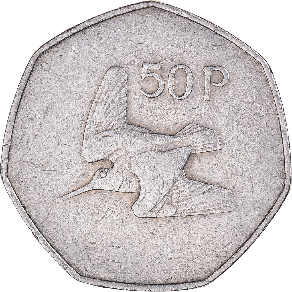 Moneta, Irlandia, 50 Pence, 1976