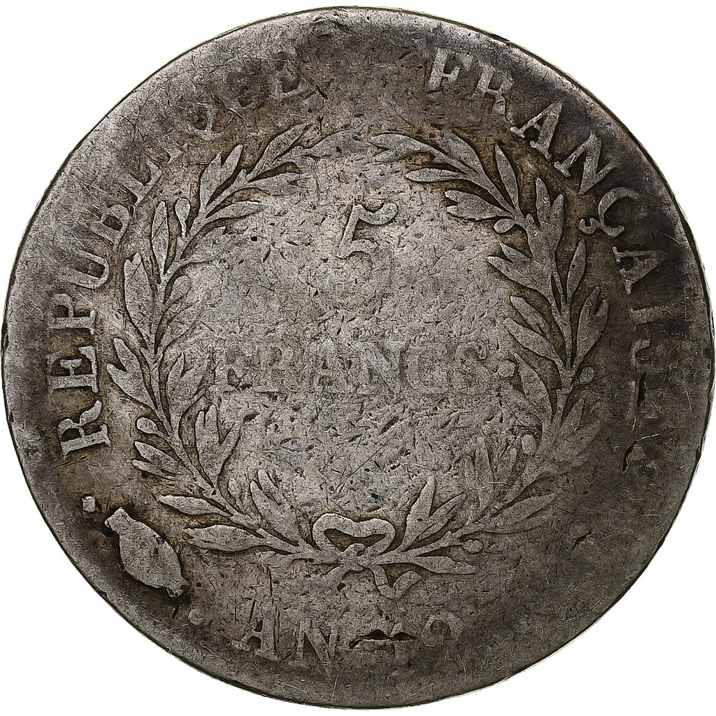 France, 5 Francs, Napoléon I, An 12, Limoges, Premier Consul, Silver, VG(8-10)
