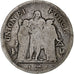 França, 5 Francs, Union et Force, AN 11, Paris, Union serré, Prata, F(12-15)