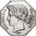 France, Token, République, Notaires de Versailles, 1978, Silver, E. ROGAT