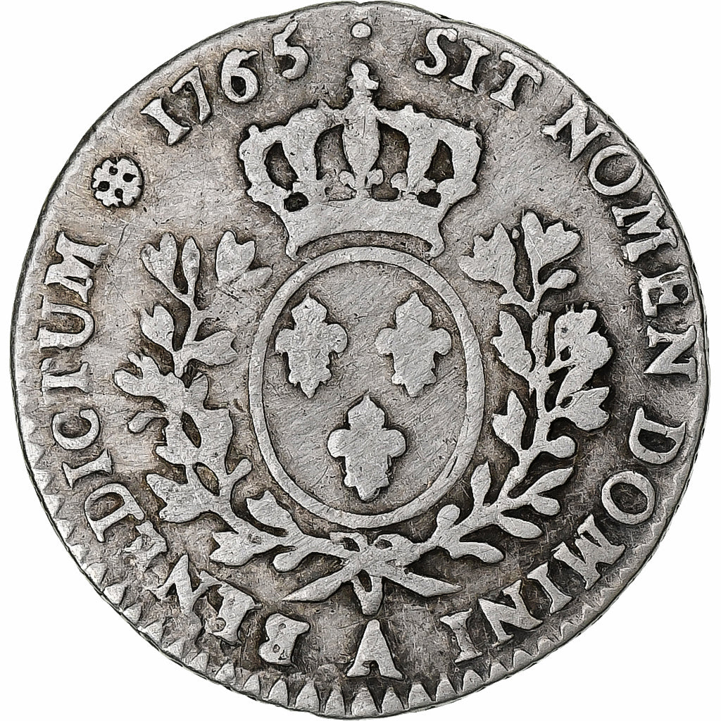 Francia, Louis XV, 1/10 Écu au bandeau, 1765, Paris, Argento, MB