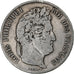 France, 5 Francs, Louis-Philippe, 1837, Paris, Silver, VF(20-25), Gadoury:678