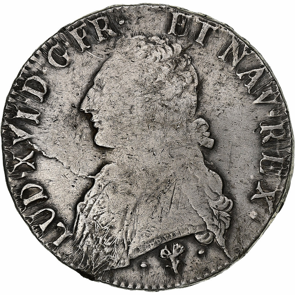 Francia, Louis XVI, Ecu, Écu aux branches d'olivier, 1784, Bayonne, Argento