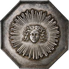 France, Token, Compagnie du Soleil, Incendie, 1829, Silver, Restrike, EF(40-45)
