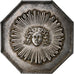 France, Token, Compagnie du Soleil, Incendie, 1829, Silver, Restrike, EF(40-45)