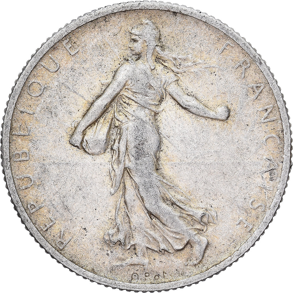 France, 2 Francs, Semeuse, 1914, Castelsarrasin, Argent, TTB, Gadoury:532