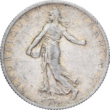 France, 2 Francs, Semeuse, 1914, Castelsarrasin, Silver, EF(40-45), Gadoury:532