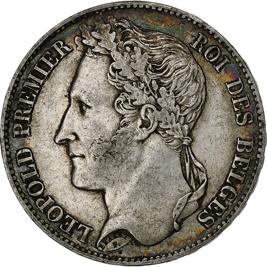 Belgium, Leopold I, 5 Francs, 5 Frank, 1849, Royal Belgium Mint, Silver