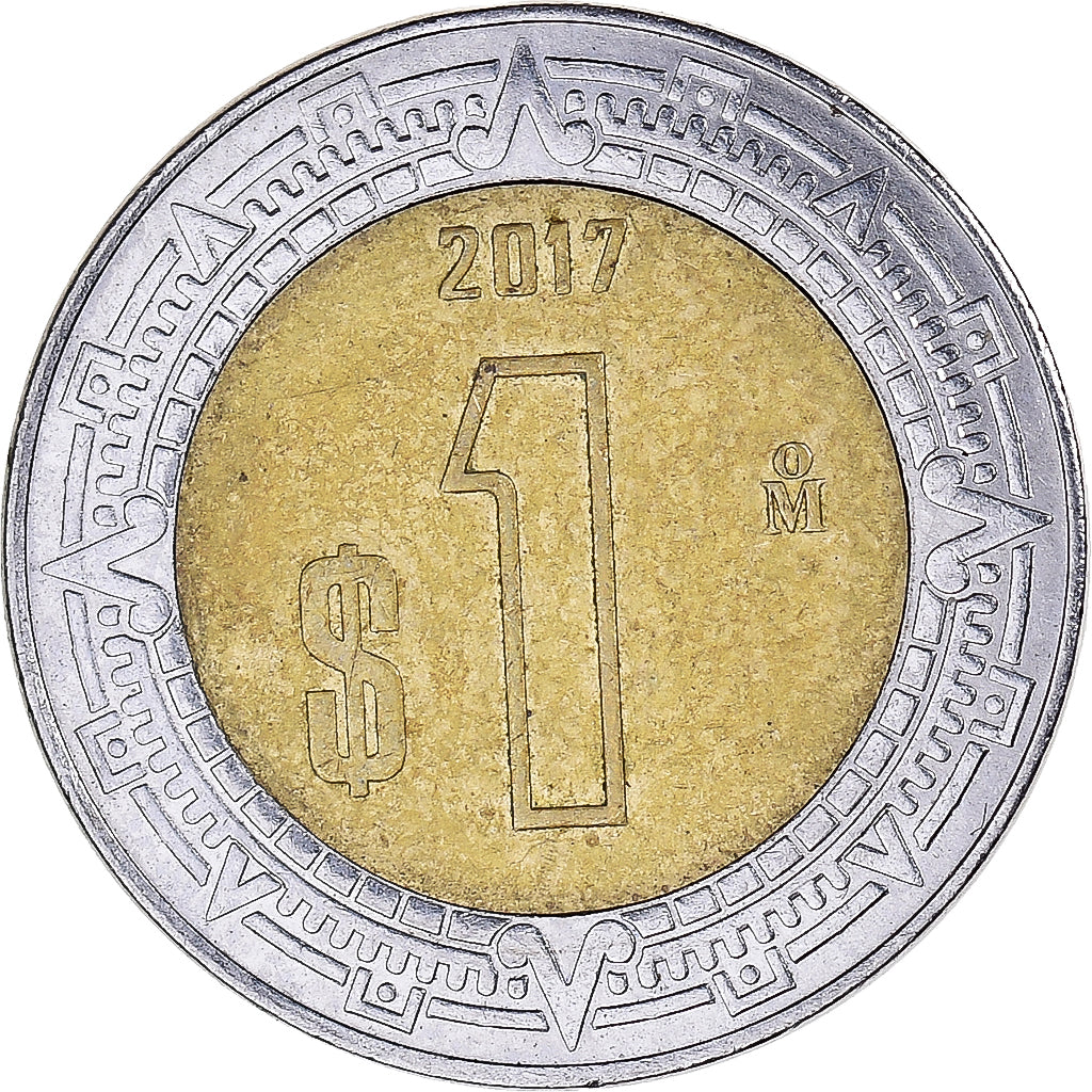 Moneta, Mexico, Peso, 2017