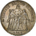 Francia, 5 Francs, Hercule, 1876, Paris, Plata, MBC, Gadoury:745a, KM:820.1