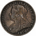 Coin, Great Britain, Victoria, Florin, 1900, London, AU(50-53), Silver, KM:781
