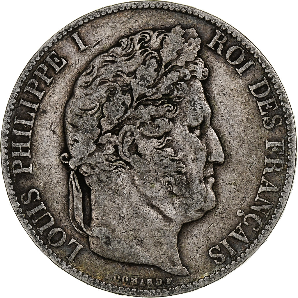 France, Louis-Philippe, 5 Francs, 1846, Bordeaux, Silver, VF(20-25)