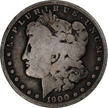 United States, Dollar, Morgan Dollar, 1900, New Orleans, Silver, VG(8-10)