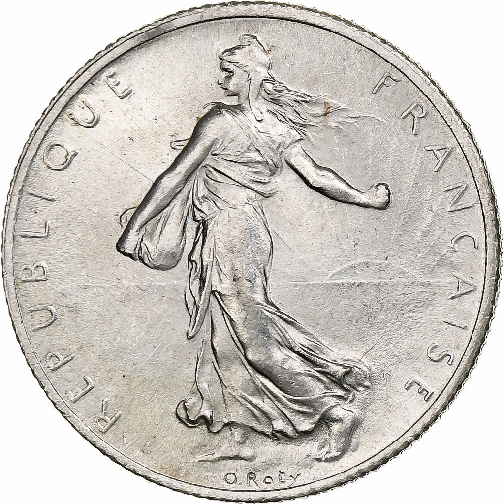 Frankreich, 2 Francs, Semeuse, 1916, Paris, Silber, UNZ, Gadoury:532, KM:845.1