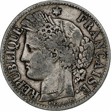 France, 2 Francs, Cérès, 1895, Paris, Silver, VF(30-35), Gadoury:530a