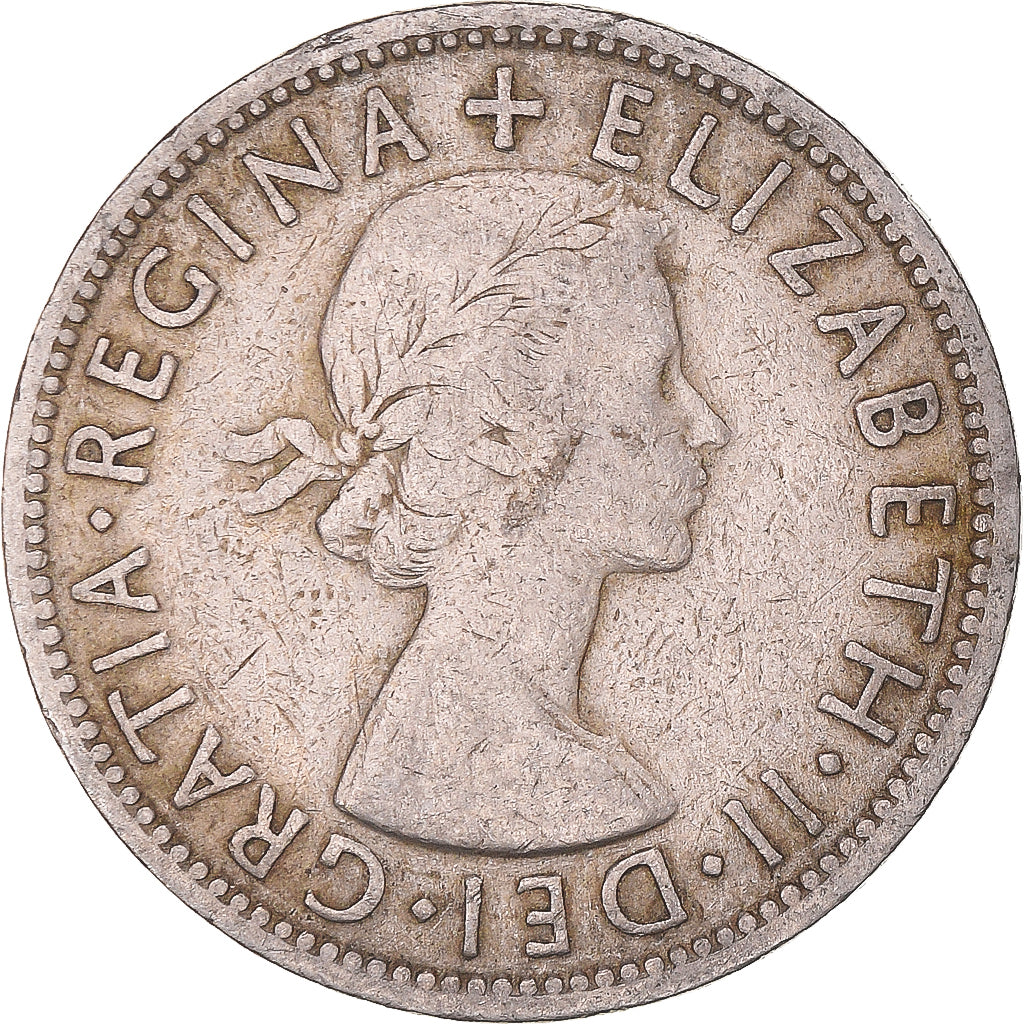 Moneta, Wielka Brytania, Florin, Two Shillings, 1956