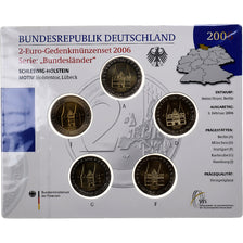 Germany, Set 5x2 Euro, Schleswig Holstein, 2006, Bimetallic, MS(65-70)