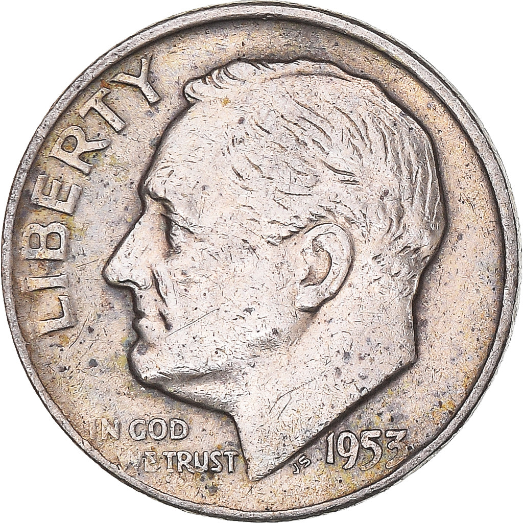 Moneta, Stati Uniti, Dime, 1953