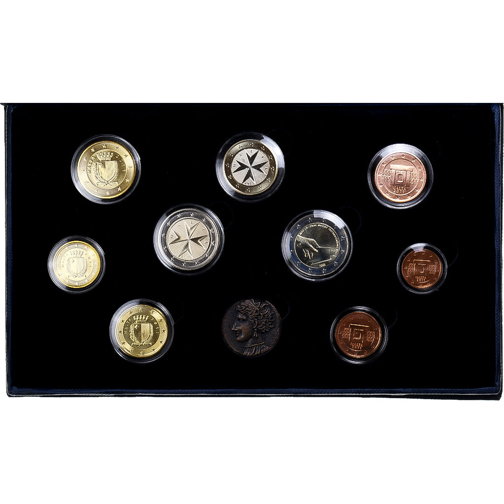 Malta, Set 1 ct. - 2 Euro + Token, BU, 2011, MS(65-70)