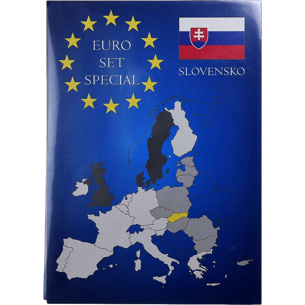 Slovakia, Set 1 ct. - 2 Euro, 2009, Kremnica, MS(65-70)