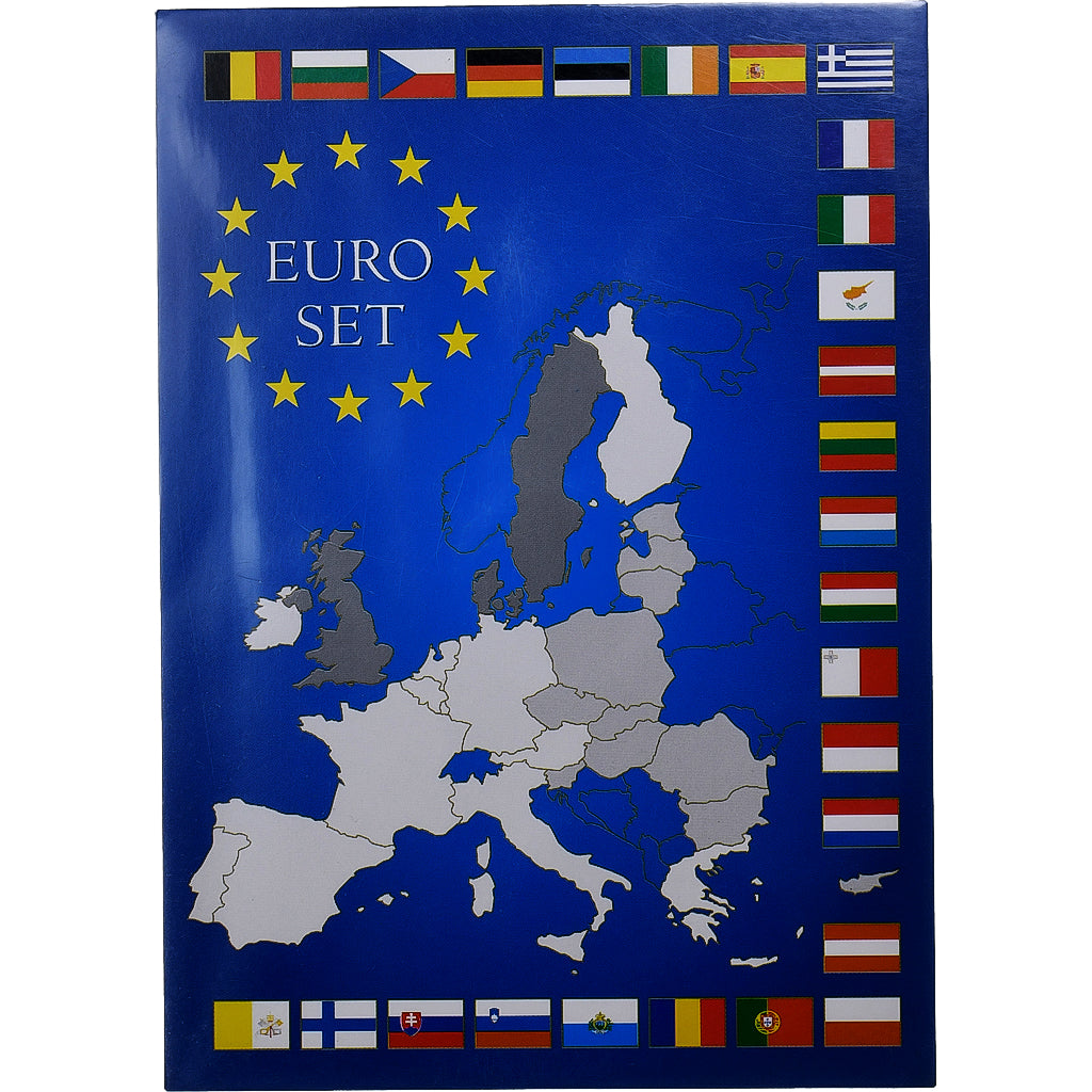 Finlandia, Set 1 ct. - 2 Euro, euro set, Mixed Dates, Vantaa, N.C., FDC