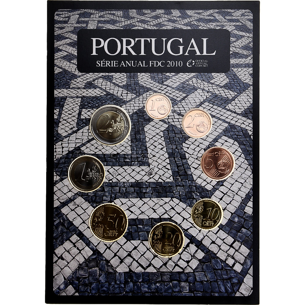 Portugal, Set 1 ct. - 2 Euro, série FDC, 2010, Lisbon, MS(65-70)