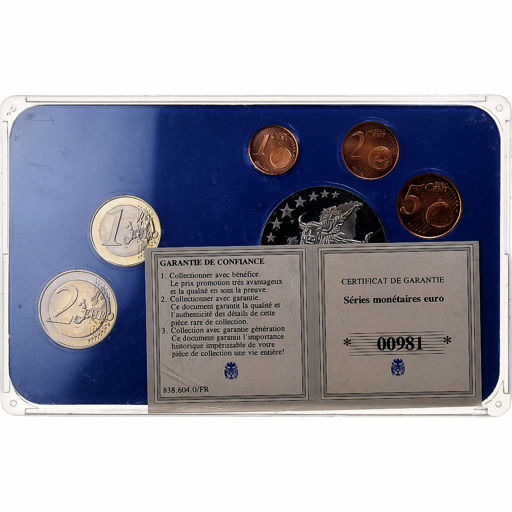 Cyprus, Set 1 ct. - 2 Euro + European coin, 2008, Vantaa, MS(65-70)