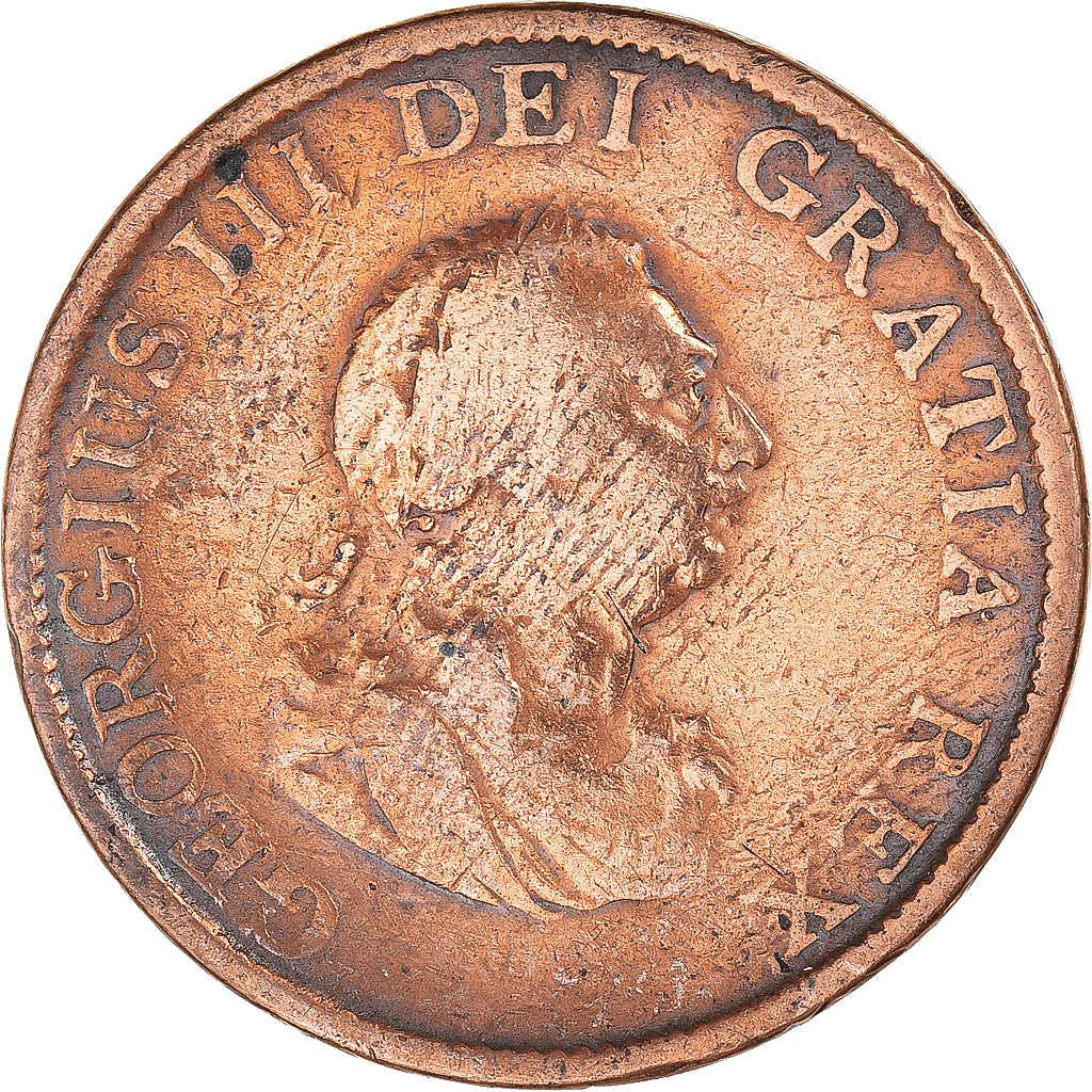 Wielka Brytania, 1/2 Penny, 1799