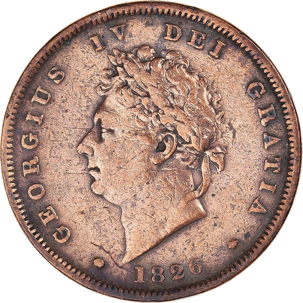 Gran Bretagna, Farthing, 1826