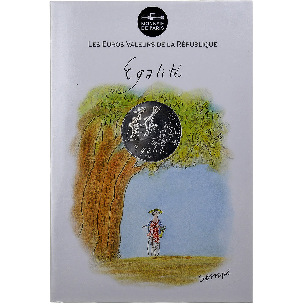 France, 10 Euro, Sempé - Printemps - Égalité, 2014, MDP, Silver, MS(65-70)