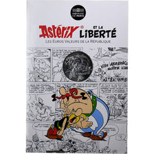 France, 10 Euro, Astérix Liberté (Cadeau de César), 2015, MDP, Silver, MS(63)