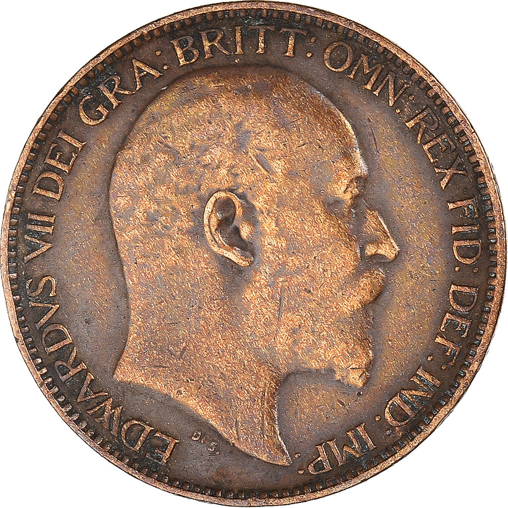 Coin, Great Britain, Farthing, 1907