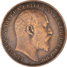 Coin, Great Britain, Farthing, 1907