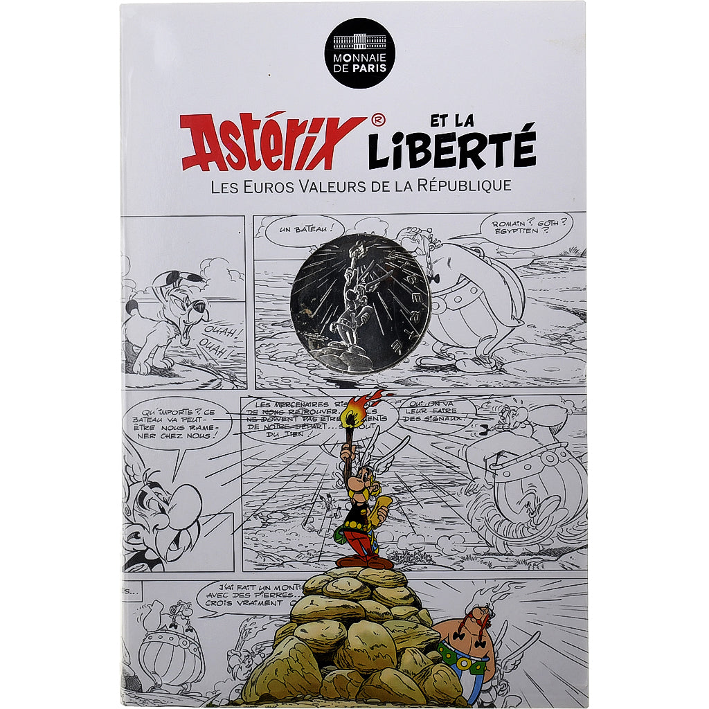 France, 10 Euro, Asterix Liberté (La grande traversée), 2015, MDP, Silver